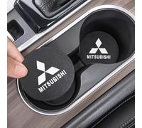 HHD_ABC Sottobicchiere per Auto per Mitsubishi L200 2006-2015,Car Coaster per Portabicchieri Portabicchieri,tappetini Antiscivolo per portabicchieri dell'auto