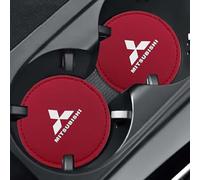 HHD_ABC Sottobicchiere per Auto per Mitsubishi Outlander 2013-2023,Car Coaster per Portabicchieri Portabicchieri,tappetini Antiscivolo per portabicchieri dell'auto,C