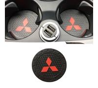 HHD_ABC Sottobicchiere per Auto per Mitsubishi Space Star,Car Coaster per Portabicchieri Portabicchieri,tappetini Antiscivolo per portabicchieri dell'auto