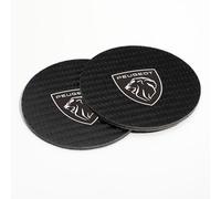 HHD_ABC Sottobicchiere per Auto per Peugeot 408X/508/2008/4008/5008,Car Coaster per Portabicchieri Portabicchieri,tappetini Antiscivolo per portabicchieri dell'auto