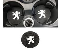 HHD_ABC Sottobicchiere per Auto per Peugeot 5008 4008 308 2008 3008 307 408 301,Car Coaster per Portabicchieri Portabicchieri,tappetini Antiscivolo per portabicchieri dell'auto