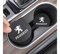 HHD_ABC Sottobicchiere per Auto per Peugeot Partner Van Long,Car Coaster per Portabicchieri Portabicchieri,tappetini Antiscivolo per portabicchieri dell'auto
