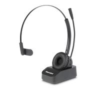 Hamlet Cuffia BTM-CUFFIA PRO – Bluetooth con microfono e dock di ricarica, Nero