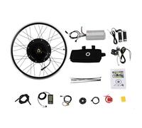 HHEMSTD Ebike - Kit di conversione per bicicletta elettrica da 26 pollici, 48 V, 1500 W, con display LCD, controller integrato e PAS per biciclette da strada