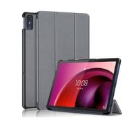 HHF - Accessori per tablet, cover rigida in PC, supporto magnetico a tre pieghe per tablet compatibile con Lenovo Tab M10 di terza generazione 10,1" TB-328F (grigio)