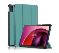 HHF - Accessori per tablet, custodia rigida in PC, supporto magnetico a tre pieghe per tablet compatibile con Lenovo Tab M10 di terza generazione 10,1" TB-328F (verde scuro)