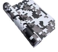 HHF Adesivi 1pcs Arctic Pixel Camo Car Vinyl Wrap Pellicola Rotolo Automobile Auto Wrapping Foil Sheet Bubble Gratis Bike Console Computer Laptop Skin