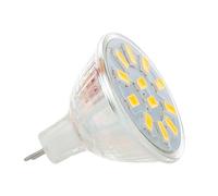 HHF - Confezione da 10 lampadine LED per faretti, 12 V-24 V, MR11, 5730SMD, 2 W/3 W/4 W, luce bianca neutra, 4 W