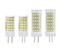 HHF Illuminazione, Confezione da 10, Lampadina a LED G4/GY6.35 7W/9W AC/DC12V 64/78LEDs Sorgente Luminosa a Cristalli Luminosi(Warm White,GY6.35 9W 78LED-2835)