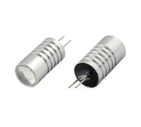 HHF Illuminazione, Confezione da 50, mini lampadine LED COB DC12V G4 1,5 W/2 W/3 W faretti for la casa, camper, barche, lampadari(Cold White,2W)