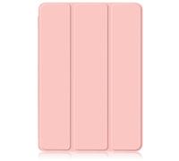 HHF Tab Accessori, cover posteriore in TPU trasparente con slot per penna, custodia protettiva pieghevole in tre parti, compatibile con Lenovo Xiaoxin Pad 2024 TB331FC (rosa)