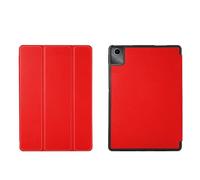 HHF Tab Accessori, custodia pieghevole in pelle PU con supporto in tre parti, custodia rigida compatibile con Lenovo Tab M10 di terza generazione 10,1" Tb-328F (rosso)