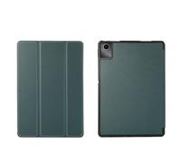 HHF Tab Accessori, custodia pieghevole in pelle PU tripla, custodia rigida compatibile con Lenovo Xiaoxin Pad Plus 11,5" TB-350FU 2023 (verde scuro)