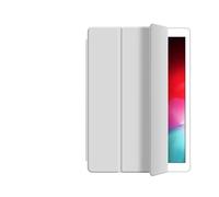 HHF Tab Accessori, custodia protettiva in pelle a portafoglio pieghevole in tre parti, in tinta unita, compatibile con Honor MagicPad 13 (grigio)