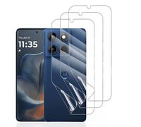 Hhfcryst Pellicola 3 Pezzi Idrogel Protettiva per Motorola Edge 60/60 Fusion, HD Trasparente Morbido TPU Protezioni per Lo Schermo(Non Vetro Temperato)