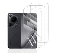 Hhfcryst Pellicola Idrogel Protettiva per Huawei Pura 70 Ultra, 3 Pezzi HD Trasparente Morbido TPU Protezioni per Lo Schermo(Non Vetro Temperato)