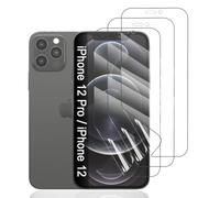 Hhfcryst Pellicola Idrogel Protettiva per iPhone 12 /iPhone 12 Pro, 3 Pezzi HD Trasparente Morbido TPU Protezioni per Lo Schermo(Non Vetro Temperato)