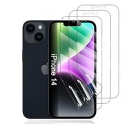 Hhfcryst Pellicola Idrogel Protettiva per iPhone 14, 3 Pezzi HD Trasparente Morbido TPU Protezioni per Lo Schermo(Non Vetro Temperato)
