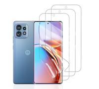 Hhfcryst Pellicola Idrogel Protettiva per Motorola Edge 40 Pro, 3 Pezzi HD Trasparente Morbido TPU Protezioni per Lo Schermo(Non Vetro Temperato)