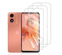 Hhfcryst Pellicola Idrogel Protettiva per Motorola Moto G04s, 3 Pezzi HD Trasparente Morbido TPU Protezioni per Lo Schermo(Non Vetro Temperato)