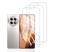 Hhfcryst Pellicola Idrogel Protettiva per OnePlus 13R, 3 Pezzi HD Trasparente Morbido TPU Protezioni per Lo Schermo(Non Vetro Temperato)