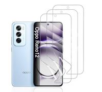 Hhfcryst Pellicola Idrogel Protettiva per Oppo Reno12, 3 Pezzi HD Trasparente Morbido TPU Protezioni per Lo Schermo(Non Vetro Temperato)