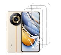 Hhfcryst Pellicola Idrogel Protettiva per Realme 11 Pro+, 3 Pezzi HD Trasparente Morbido TPU Protezioni per Lo Schermo(Non Vetro Temperato)