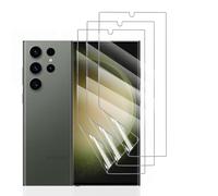 Hhfcryst Pellicola Idrogel Protettiva per Samsung Galaxy S23 Ultra /S22 Ultra, 3 Pezzi HD Trasparente Morbido TPU Protezioni per Lo Schermo(Non Vetro Temperato)