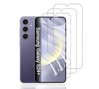 Hhfcryst Pellicola Idrogel Protettiva per Samsung Galaxy S24+, 3 Pezzi HD Trasparente Morbido TPU Protezioni per Lo Schermo(Non Vetro Temperato)