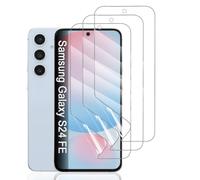 Hhfcryst Pellicola Idrogel Protettiva per Samsung Galaxy S24 FE, 3 Pezzi HD Trasparente Morbido TPU Protezioni per Lo Schermo(Non Vetro Temperato)