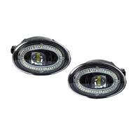 Hhfksci Fari Fendinebbia 2 Pezzi Per Accord 2008-2013 Per JAZZ Per FIT 2012-2014 Per Civic 2009-2015 Fari Fendinebbia A LED Angel Eyes DRL 12V(With Angel Eyes)