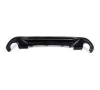 Hhfksci Gloss Nero AC Stile Diffusore Posteriore Lip Doppio Scarico per BMW per F48 F49 per X1 2016 2017 2018 2019 2020 2021 Auto Spoiler Labbro Diffusore