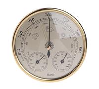 HHFLRAWA - Barometro, termometro e igrometro, 3 in 1 da appendere a parete per la casa, barometro da 13 cm di diametro per esterni, stazione meteo analogica, per parete domestica, barca da pesca