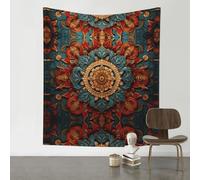 HHGFASD Arazzo decorativo 152,4 x 129,5 cm, motivo ghirlanda del senso della storia, morbido, resistente, delicato sulla pelle, leggero, da appendere alla parete per interni ed esterni