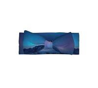 HHGFASD Aurora Borealis on the Snowy Plains - Fascia per bambini con fiocco, morbida, delicata sulla pelle ed elastica, in poliestere, per neonati da 0 a 6 mesi