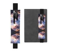 HHGFASD Black Mountains in The Morning Light Pattern PVC Leather Pencil Case Bookmark 2-in-1 antiscivolo Storage Essential per conti di viaggio, Nero , One Size, Zaino Scuola