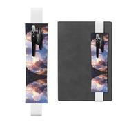 HHGFASD Black Mountains in The Morning Light Pattern PVC Leather Pencil Case Bookmark 2-in-1 antiscivolo Storage Essential per conti di viaggio, bianco, One Size, Zaino Scuola