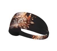 HHGFASD Candles on the cake, fascia elastica per esercizi, per uomini e donne, morbida, ad asciugatura rapida