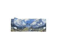 HHGFASD Cerchietto per bambini con fiocco bianco con farfalla nella valle, morbido, delicato sulla pelle ed elastico, in poliestere, per neonati da 0 a 6 mesi