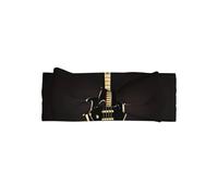 HHGFASD Cerchietto per bambini con fiocco, motivo chitarra, colore nero, morbido, delicato sulla pelle ed elastico, in poliestere, per neonati da 0 a 6 mesi