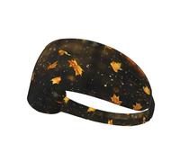 HHGFASD Falling leaves in the rain Pattern Elastic Esercizio Fascia Sport Head Tie per uomini e donne, morbido, ad asciugatura rapida