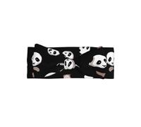 HHGFASD Graziosa fascia per bambini con fiocco con panda gigante, morbida, delicata sulla pelle ed elastica, in poliestere, per neonati da 0 a 6 mesi