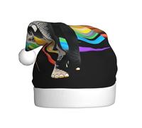 HHGFASD Il cappello di Natale con motivo tunnel spaziale per adulti è morbido e leggero