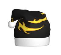 HHGFASD Il cappello di Natale del modello della palla del fuoco del vento bruciante per il materiale adulto è morbido e leggero