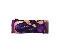 HHGFASD Purple and Wirte - Fascia per bambini con fiocco, motivo draghi, morbida, delicata sulla pelle ed elastica, in poliestere, per neonati da 0 a 6 mesi
