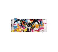 HHGFASD Strange Doodle Dog Pattern Baby Bow Fascia per bambini - Morbida, delicata sulla pelle ed elastica in poliestere per neonati 0-6 mesi