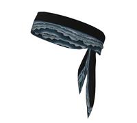HHGFASD The endless sea Pattern Sport Head Tie Fascia per uomini e donne, morbida e traspirante, traspirante traspirante atletica