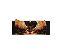 HHGFASD The Golden Phoenix Pattern - Fascia per bambini con fiocco, morbida, delicata sulla pelle ed elastica, in poliestere, per neonati da 0 a 6 mesi