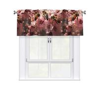 HHGFASD The hard-working bee mantovana tenda modello 137,2 x 45,7 cm per cucina, bagno, lavanderia e studio Decor