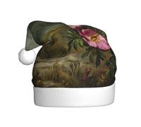 HHGFASD Wild Roses in the Valley Pattern Cappello di Natale per adulti materiale è morbido e leggero